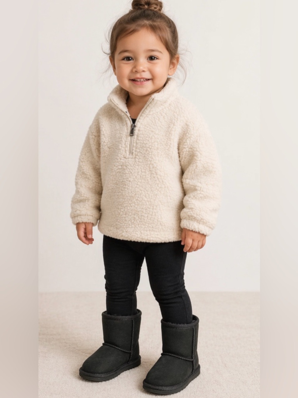 UGG Classic Short Toddler Girls Slate Shearling Boots  Size 6 New!no box